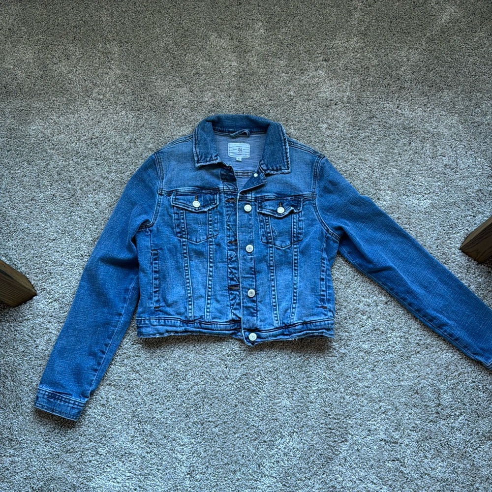 Premium Jeans Black Label Jean Jacket Denim Womens Size Medium